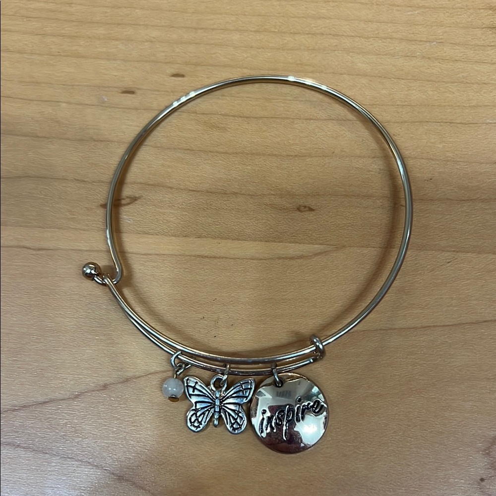 BOGO FREE • Gold Charm Bangle Bracelet